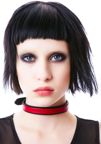 Strap Tease Leather Choker