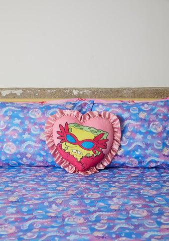 Blackened Sponge Throw Pillow