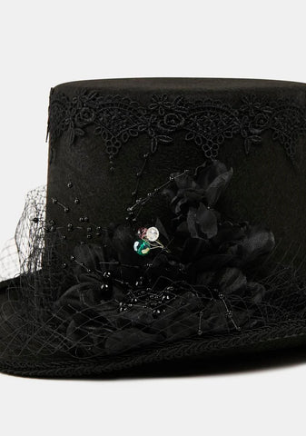 Abandoned Carnival Gothic Top Hat