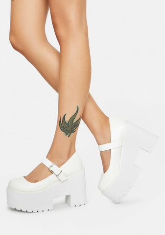 Angel Hit The City Platform Mary Janes