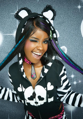 Scene Stealer Striped Hoodie