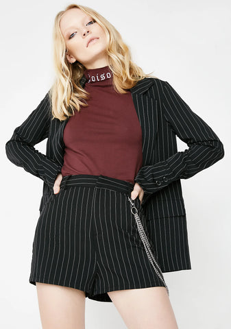 Filthy Rich Pinstripe Shorts