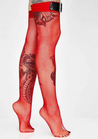 Tough Cookie Rhinestone Tights