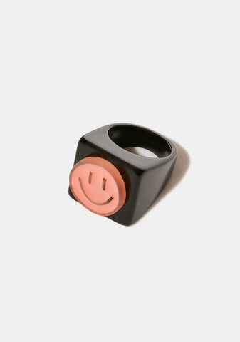Blush Blissful Looks Square Ring