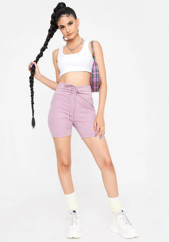 Extra Best Drawstring Waist Biker Shorts