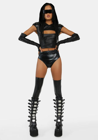 Savage Catalyst Hooded Spike Top