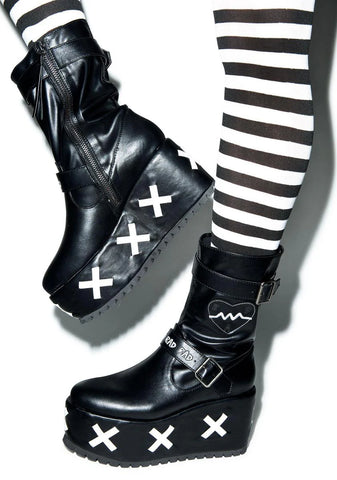 x Chocomoo Yuka Platform Boots