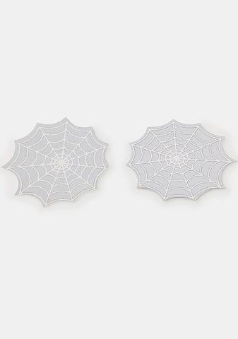 Reflective Spider Web Pasties