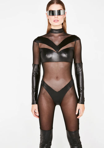 Naughty Nebula Sheer Catsuit