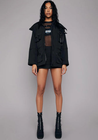 Not On My Mind Utility Vest Jacket