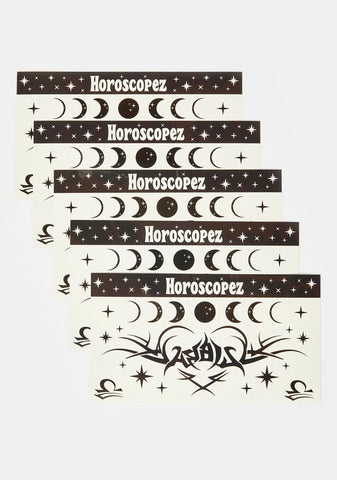 Aries Temporary Tattoo Sheet