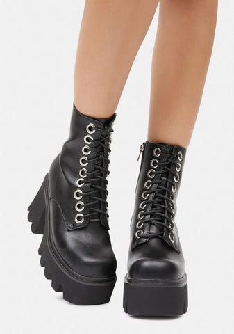 Run To You Platform Ankle Boots