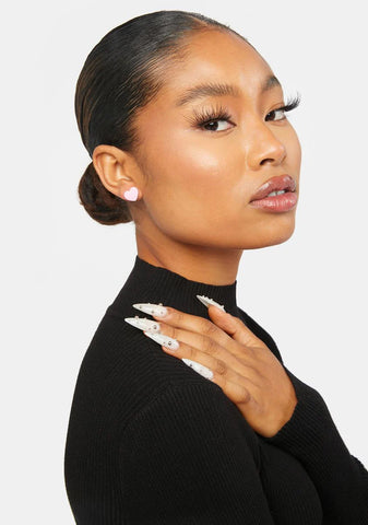 Candy Hearts Stud Earrings