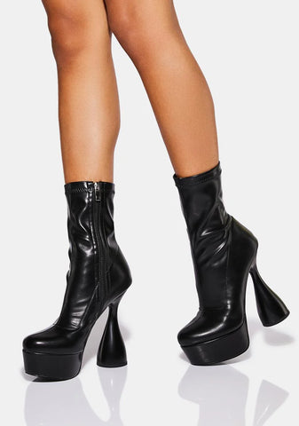 Apollo Chunky Platform Ankle Boots