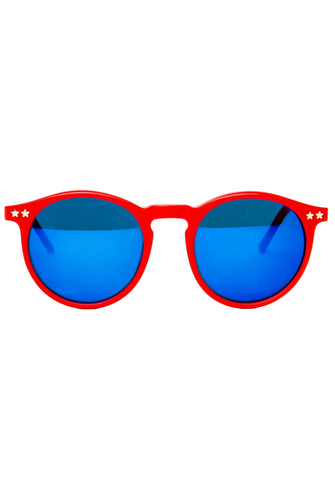 Steff Deluxe Frame Sunglasses - Blue