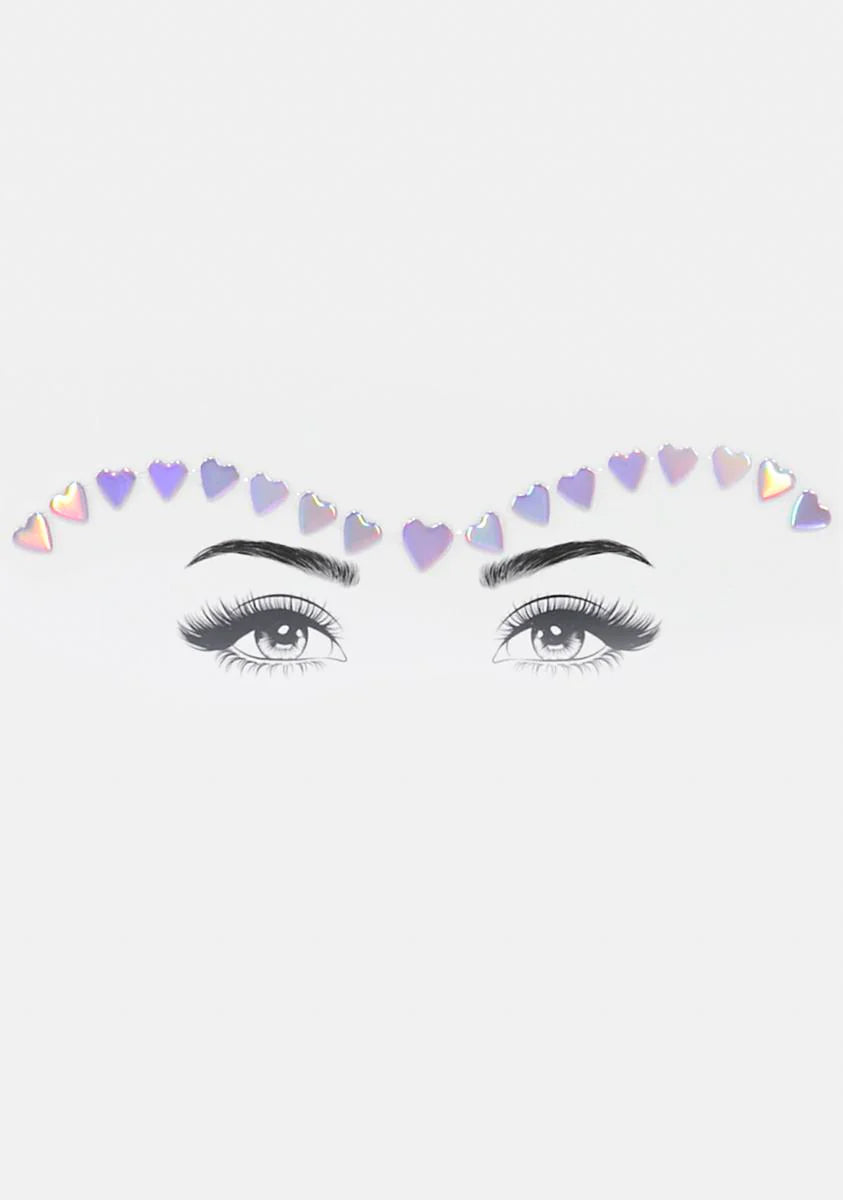 Heart's Mind Face Stickers