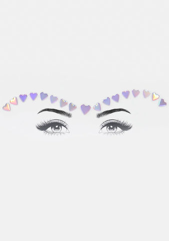 Heart's Mind Face Stickers