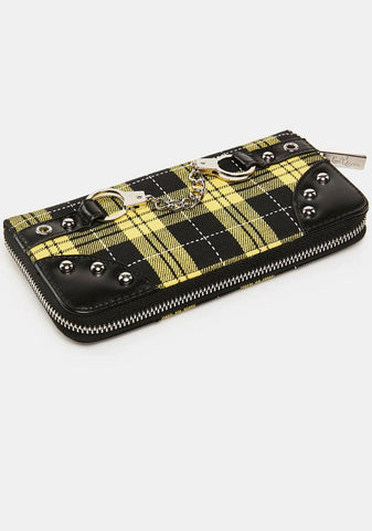 Tartan Handcuff Wallet