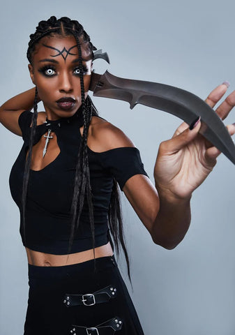 Warrior Spirit Cold Shoulder Top