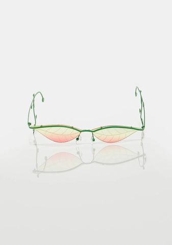 Ivy Leaf You On Read Tiny Sunglasses