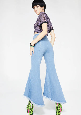 I Can Take You Higher Bell Bottom Jeans