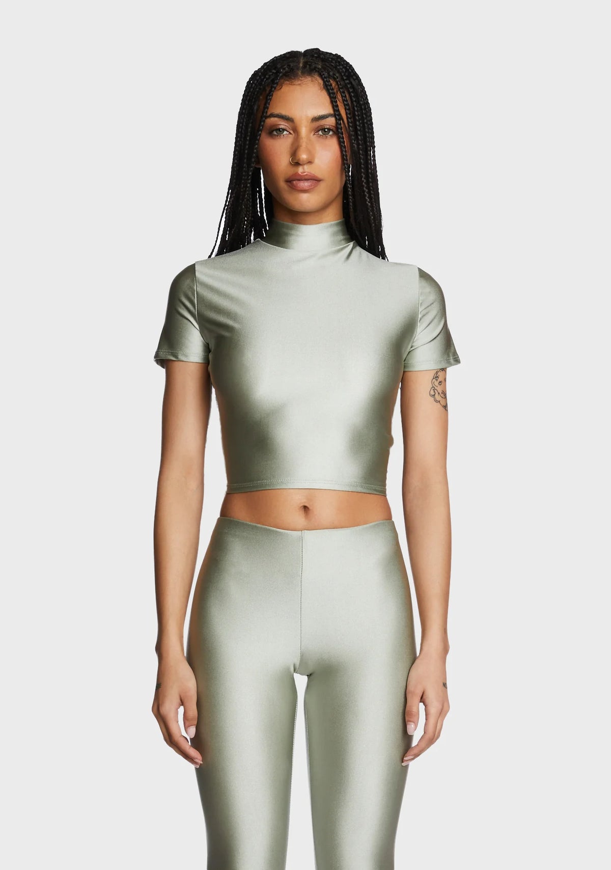 Made For This Crop Top - Silver