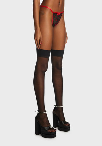 Midnight Feelin' Lovesick Thong Panties