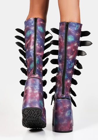 Blue Reflective Trinity Boots