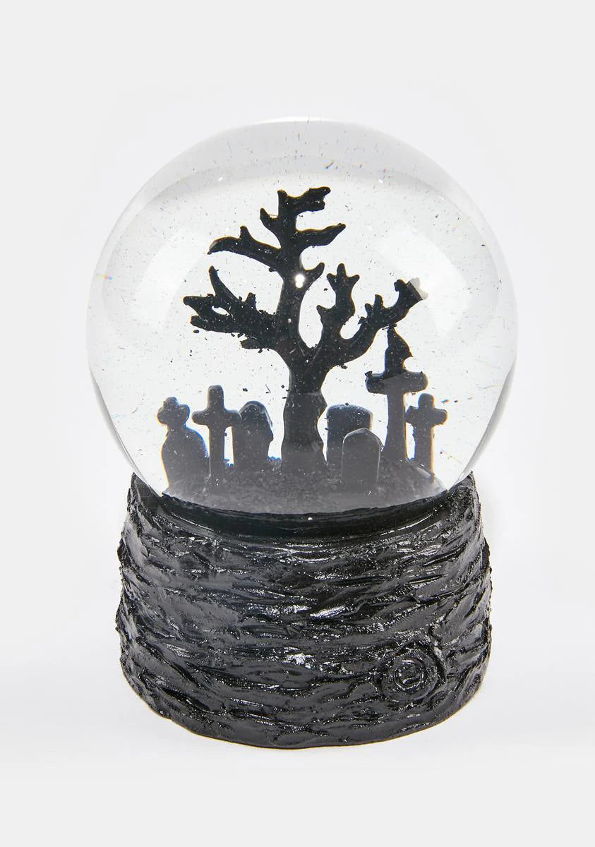 Grave Intentions Snow Globe