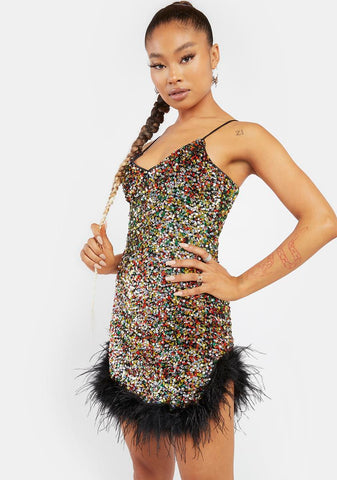 Into The Night Mini Dress