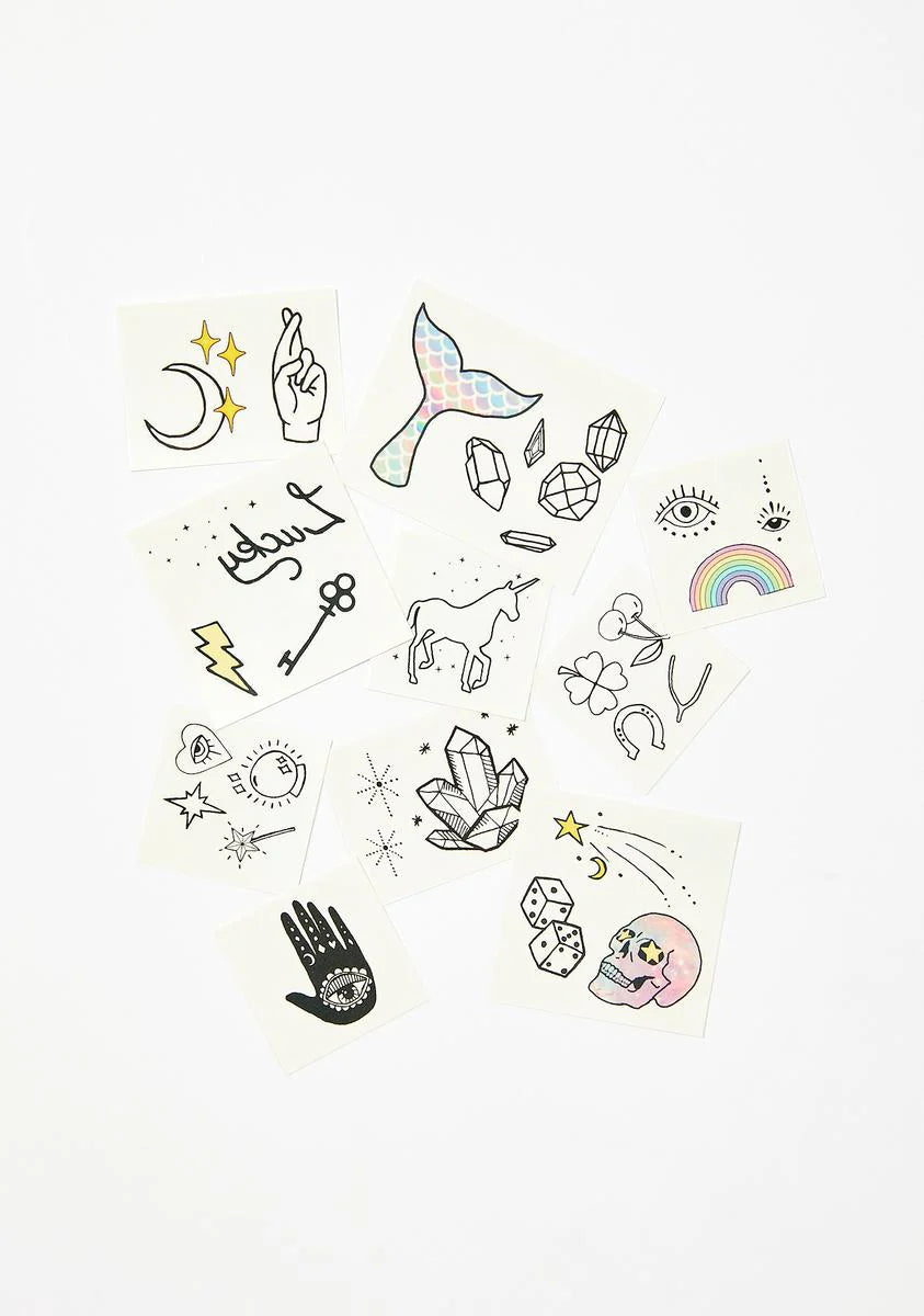 Luck N' Magic Temporary Tattoo Pack