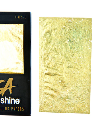 24K Gold King Size Rolling Papers 6-Sheet Pack