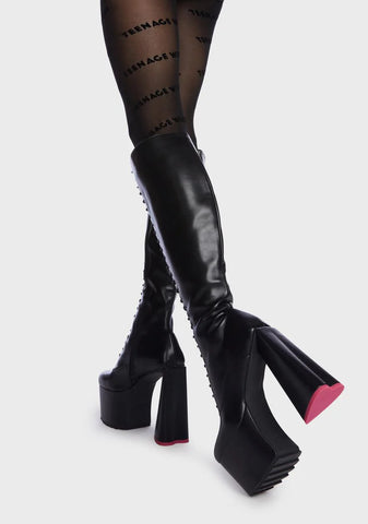 Where's Cupid Knee High Boots