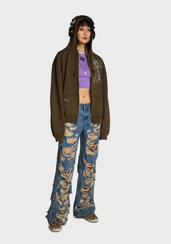 Lavender Stepping Off Crop Top