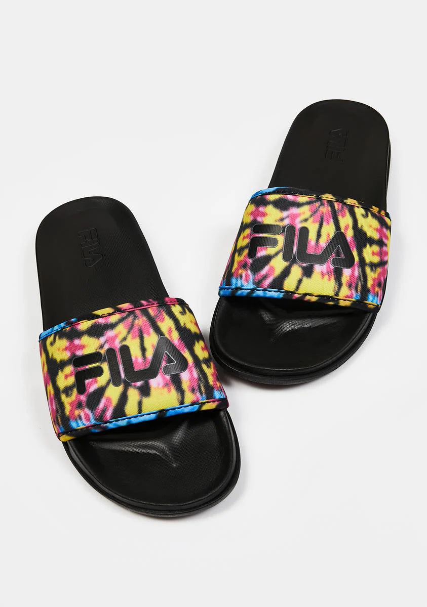 Black Drifter Lux Tie Dye Sandals