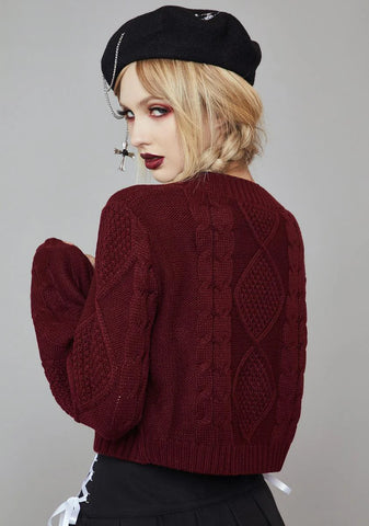 Dream Girl Cable Knit Sweater