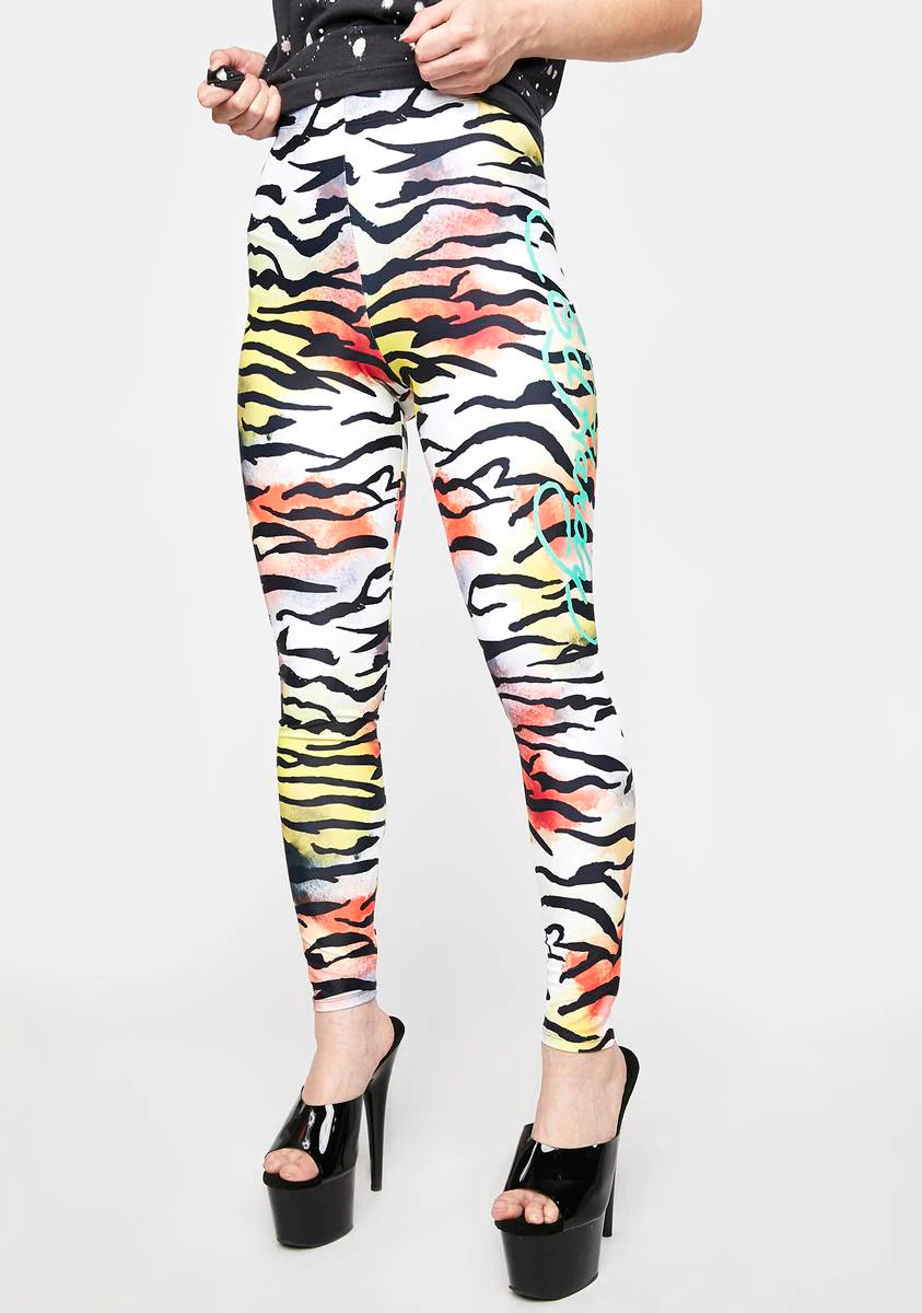 Spandex Tiger Leggings