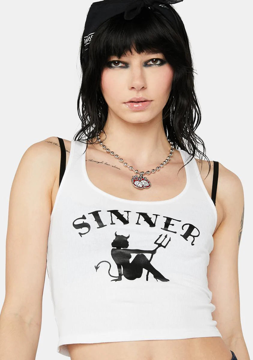 A Sinner's Future Cropped Tank