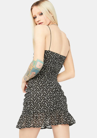 Dusk Ride Floral Mini Dress