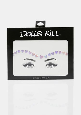 Heart's Mind Face Stickers