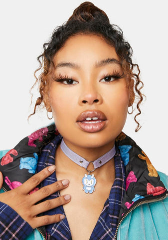 Abominally Cute Yeti Choker Necklace