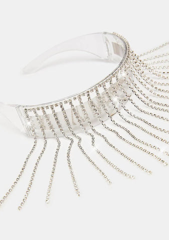 Rain On Me Clear Sunglasses