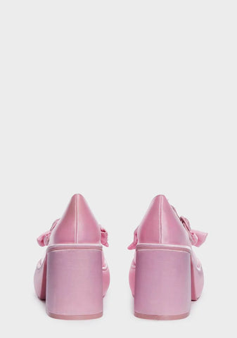 Sweet Bashful Bozo Platform Mary Janes