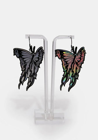 Shimmering Skies Butterfly Earrings