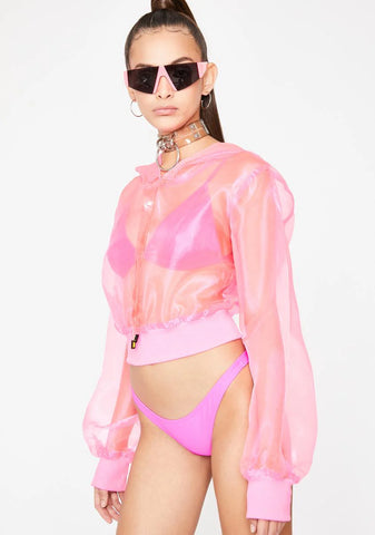Candy Sass Scene Organza Hoodie