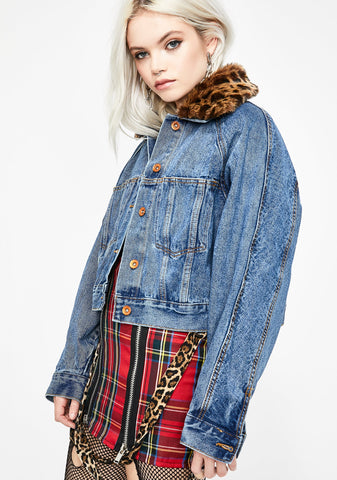 Snappin' Savage Denim Jacket