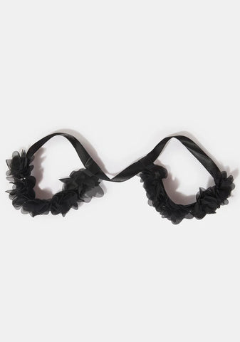 Black Daisy Tye Cuffs