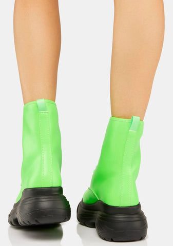 Up To Speed Combat Boots