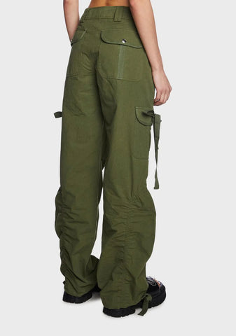Olive On My Grind Cargo Pants
