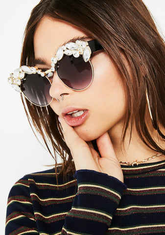 Purely Yours Crystal Sunglasses
